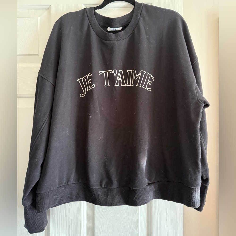 JoyLab Je T’aime Sweatshirt